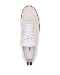 Baskets basses blanches Thom Browne