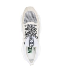 Baskets basses blanches Moschino