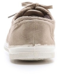 Baskets basses blanches Bensimon