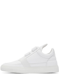 Baskets basses blanches Filling Pieces