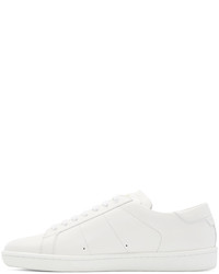 Baskets basses blanches Saint Laurent