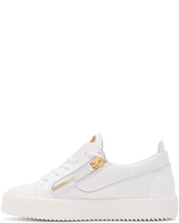 Baskets basses blanches Giuseppe Zanotti