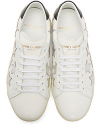 Baskets basses blanches Saint Laurent