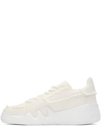 Baskets basses blanches Giuseppe Zanotti