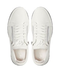 Baskets basses blanches Giuseppe Zanotti