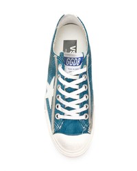 Baskets basses bleu canard Golden Goose Deluxe Brand