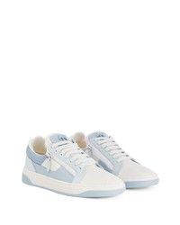 Baskets basses bleu clair Giuseppe Zanotti