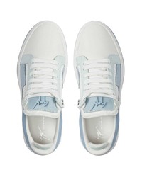 Baskets basses bleu clair Giuseppe Zanotti