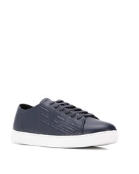 Baskets basses bleu marine Emporio Armani