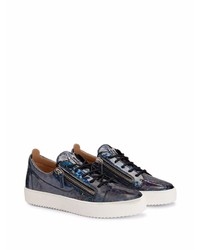 Baskets basses bleu marine Giuseppe Zanotti