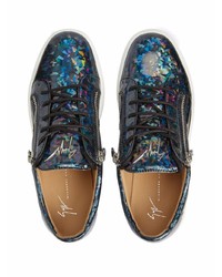 Baskets basses bleu marine Giuseppe Zanotti