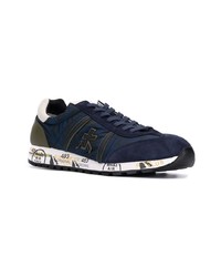 Baskets basses bleu marine White Premiata