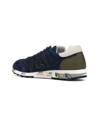 Baskets basses bleu marine White Premiata