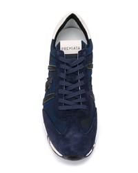 Baskets basses bleu marine White Premiata