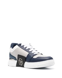 Baskets basses bleu marine Philipp Plein