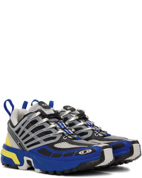 Baskets basses bleues Salomon