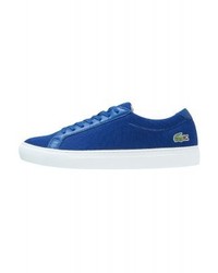 Baskets basses bleues Lacoste