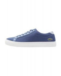 Baskets basses bleues Lacoste