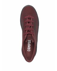 Baskets basses bordeaux Camper