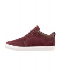Baskets basses bordeaux Globe