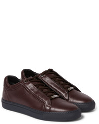 Baskets basses bordeaux Brioni