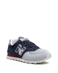 Baskets basses camouflage bleu marine New Balance