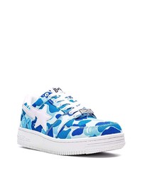 Baskets basses camouflage bleues A Bathing Ape