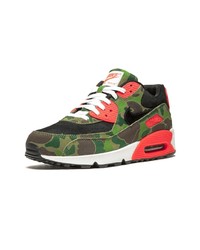 Baskets basses camouflage multicolores Nike