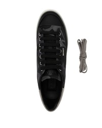 Baskets basses camouflage noires Bally
