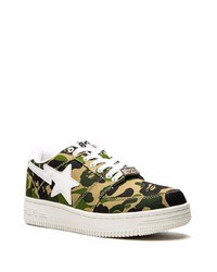 Baskets basses camouflage olive A Bathing Ape