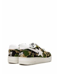 Baskets basses camouflage olive A Bathing Ape