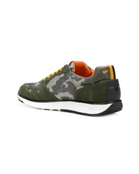 Baskets basses camouflage olive Diesel