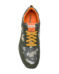 Baskets basses camouflage olive Diesel