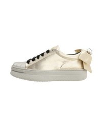 Baskets basses dorées Pinko
