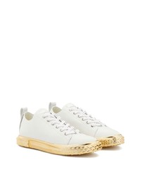 Baskets basses en caoutchouc blanches Giuseppe Zanotti