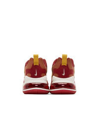 Baskets basses en caoutchouc brodées rouges Nike