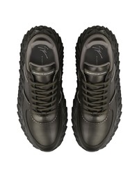 Baskets basses en caoutchouc noires Giuseppe Zanotti