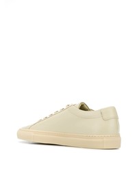 Baskets basses en cuir beiges Common Projects