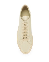 Baskets basses en cuir beiges Common Projects