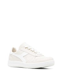 Baskets basses en cuir beiges Diadora