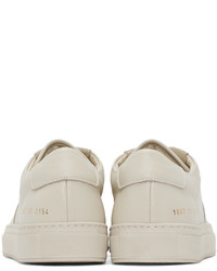 Baskets basses en cuir beiges Common Projects