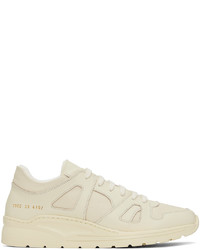 Baskets basses en cuir beiges Common Projects