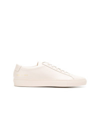 Baskets basses en cuir beiges Common Projects