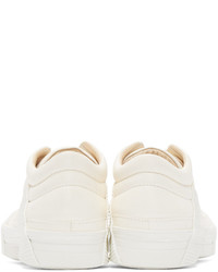 Baskets basses en cuir beiges Boris Bidjan Saberi