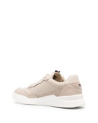 Baskets basses en cuir beiges Tommy Hilfiger