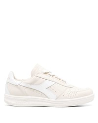 Baskets basses en cuir beiges Diadora