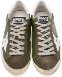 Baskets basses en cuir beiges Golden Goose Deluxe Brand