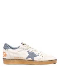 Baskets basses en cuir beiges Golden Goose