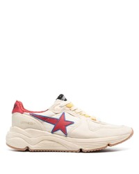 Baskets basses en cuir beiges Golden Goose