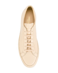 Baskets basses en cuir beiges Common Projects